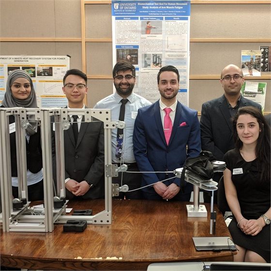 Capstone Exhibition Day, Ontario Tech University, April 2018